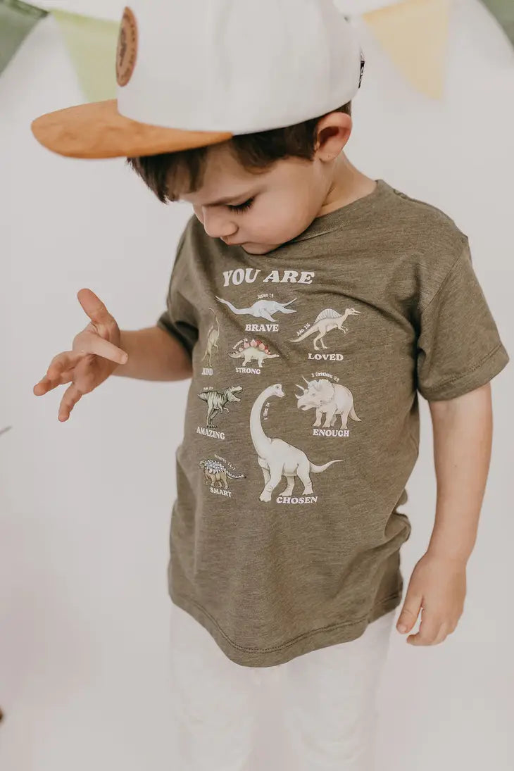 Dinosaur Affirmation words Tshirt
