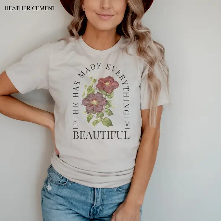 He Has Made Everything Beautiful Vintage Wash Tee